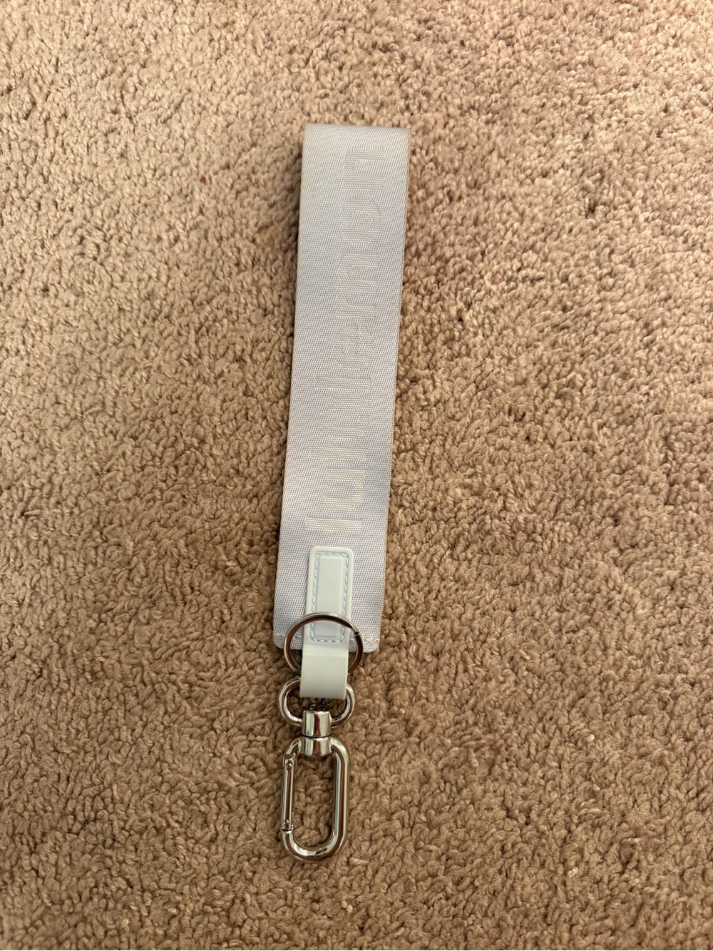 Lululemon Blue Never Lost Keychain